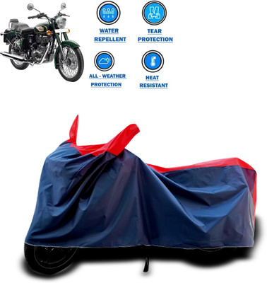 PAGORA Two Wheeler Cover for Royal Enfield(Bullet 500, Red)
