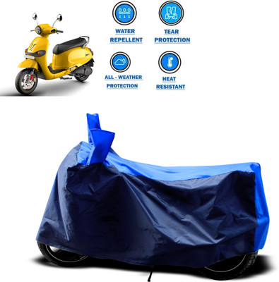 GOSHIV-car and bike accessories Two Wheeler Cover for Universal For Bike(Blue)