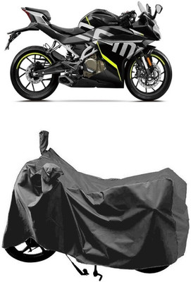 SUGASHRI Waterproof Two Wheeler Cover for CFMoto(250SR, Grey)