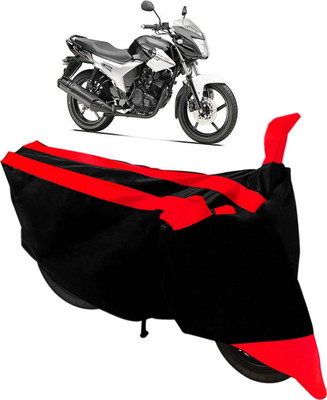 SK AUTO Two Wheeler Cover for Yamaha(SZ R, Black, Red)