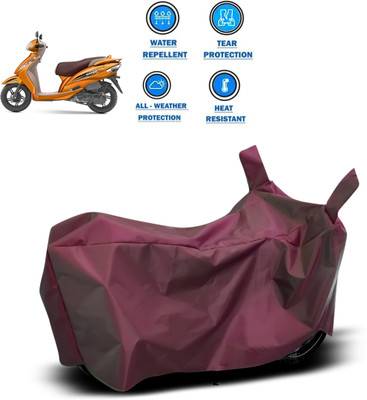 CODOKI Waterproof Two Wheeler Cover for TVS(Wego, Maroon)