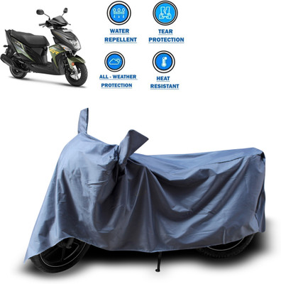 ANTHUB Two Wheeler Cover for Yamaha(Cygnus Ray ZR, Grey)