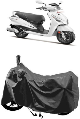 SUGASHRI Waterproof Two Wheeler Cover for Hero(Duet 125 CC BS6, Grey)