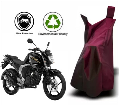 Mdstar Waterproof Two Wheeler Cover for Yamaha(FZ FI BS6, Maroon)