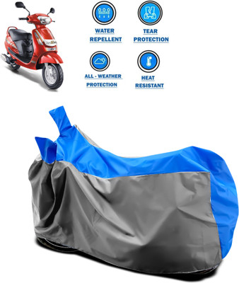 PAGORA Two Wheeler Cover for Mahindra(Duro DZ, Grey)