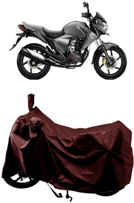 SUGASHRI Waterproof Two Wheeler Cover for Honda(Dazzler, Maroon)