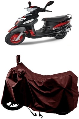 SUGASHRI Waterproof Two Wheeler Cover for Mahindra(Rodeo, Maroon)