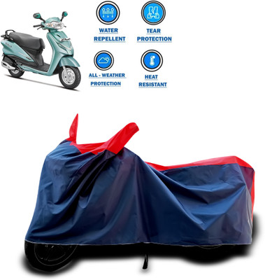 CODOKI Two Wheeler Cover for Hero(Duet, Red)