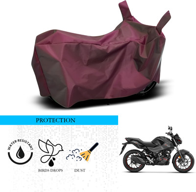 ANTHUB Waterproof Two Wheeler Cover for Hero(CBZ Extreme, Maroon)