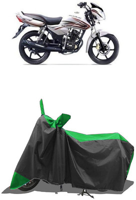 SUGASHRI Waterproof Two Wheeler Cover for TVS(Pheonix, Green, Black)