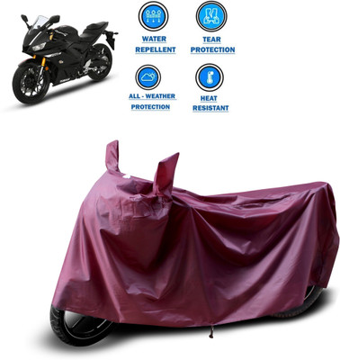 CODOKI Waterproof Two Wheeler Cover for Yamaha(YZF-R1, Maroon)