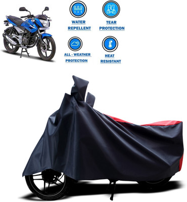 PAGORA Two Wheeler Cover for Bajaj(XCD 135, Red)