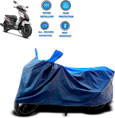PAGORA Two Wheeler Cover for Suzuki(Let's, Blue)
