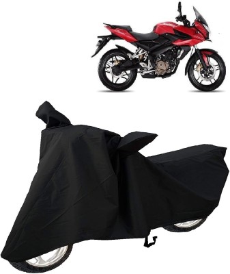 MMSSTAR Waterproof Two Wheeler Cover for Bajaj(Pulsar AS 150, Black)