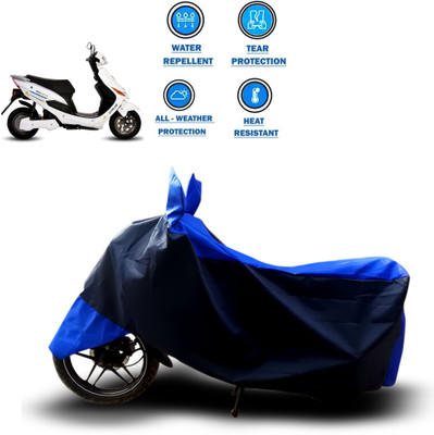 PAGORA Two Wheeler Cover for Hero(Electric Cruz, Blue)