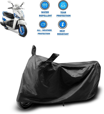 CODOKI Two Wheeler Cover for Mahindra(Gusto 125, Black)