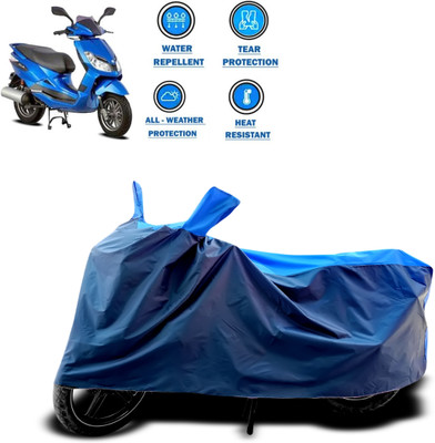 CODOKI Two Wheeler Cover for Bajaj(Blade 125, Blue)