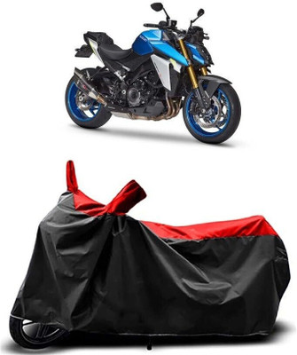 SK AUTO Two Wheeler Cover for Suzuki(GSX S1000, Red, Black)
