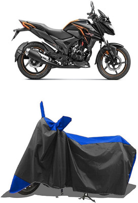 SUGASHRI Waterproof Two Wheeler Cover for Honda(X-Blade, Blue, Black)