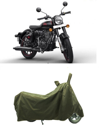 Coxtor Waterproof Two Wheeler Cover for Royal Enfield(Bullet 350, Gold)