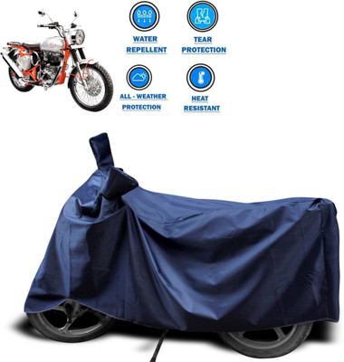 CODOKI Two Wheeler Cover for Royal Enfield(Bullet Trials 350, Blue)