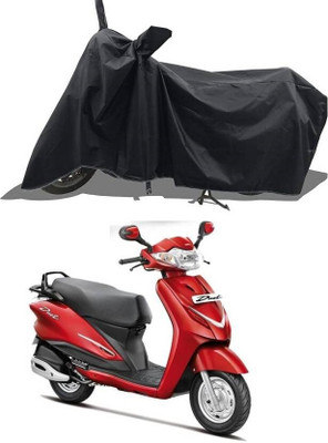 SK AUTO Waterproof Two Wheeler Cover for Hero(Duet 125CC, Black)
