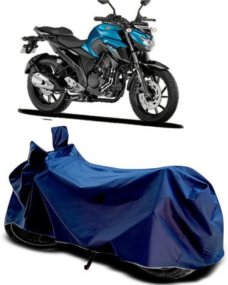 SK AUTO Two Wheeler Cover for Yamaha(FZ-25 BS6, Blue)