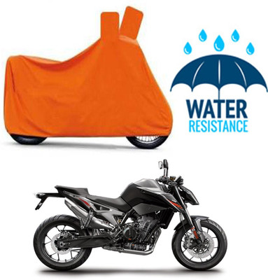 DeepShakshi AUTOMOTIVE Waterproof Two Wheeler Cover for KTM(790 Duke, Orange)