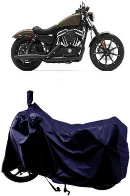 SUGASHRI Waterproof Two Wheeler Cover for Harley Davidson(XL 883, Blue)