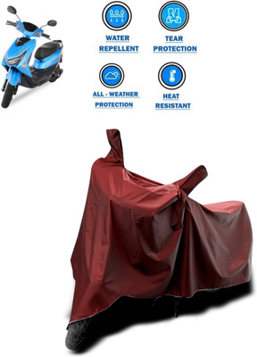 CODOKI Waterproof Two Wheeler Cover for Ampere(E Lite, Maroon)