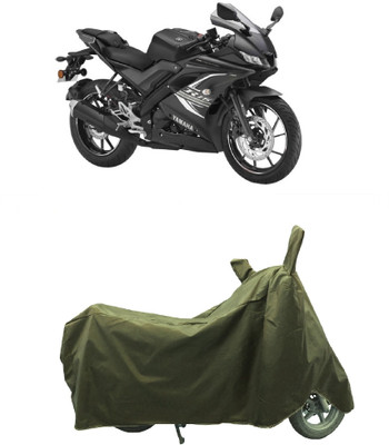 Coxtor Waterproof Two Wheeler Cover for Yamaha(YZF R15 V3.0, Gold)