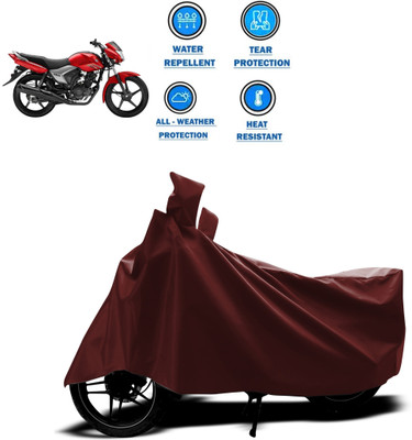 CODOKI Waterproof Two Wheeler Cover for Yamaha(Saluto, Maroon)
