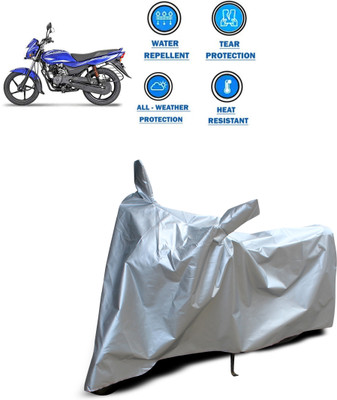 PAGORA Two Wheeler Cover for Bajaj(Platina 125, Silver)