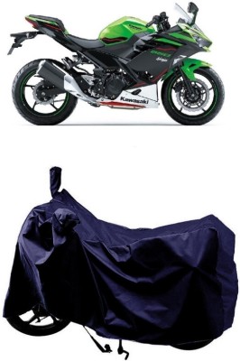 SUGASHRI Waterproof Two Wheeler Cover for Kawasaki(Ninja 250, Blue)