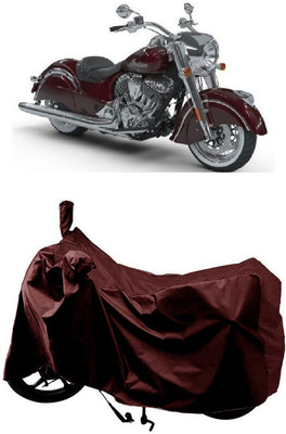 SUGASHRI Waterproof Two Wheeler Cover for Indian(Chief Classic, Maroon)