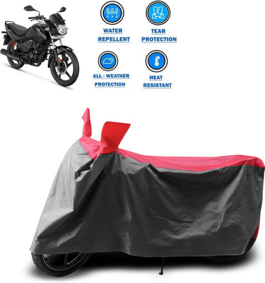 CODOKI Two Wheeler Cover for Hero(Passion Plus, Grey)