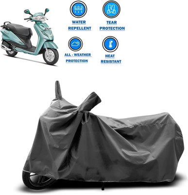 CODOKI Two Wheeler Cover for Hero(Duet, Grey)