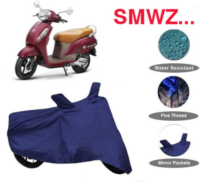 SK AUTO Waterproof Two Wheeler Cover for Suzuki(Access, Blue)