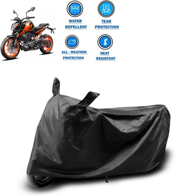 CODOKI Two Wheeler Cover for KTM(Duke 200, Black)