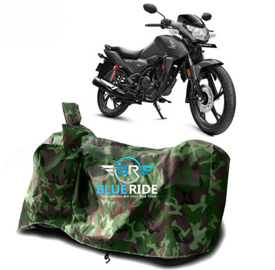 BLOERIDE Two Wheeler Cover for Honda(CB Shine SP, Green)
