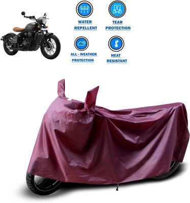 CODOKI Waterproof Two Wheeler Cover for JAWA(Maroon)