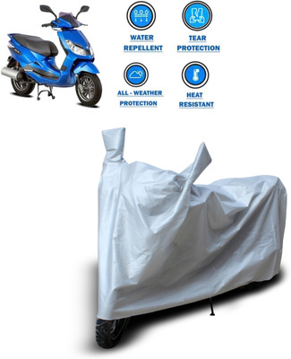 PAGORA Two Wheeler Cover for Bajaj(Blade 125, Silver)
