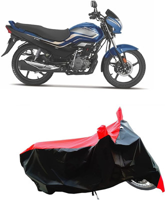SK AUTO Two Wheeler Cover for Hero(Super Splendor, Red)