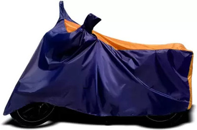 ATBROTHERS Waterproof Two Wheeler Cover for Hero(Duet LX 110CC, Red, Blue)