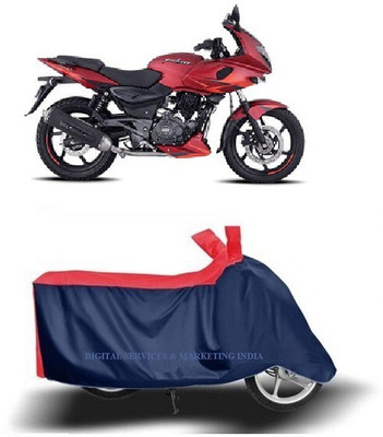 DSAMI Two Wheeler Cover for Bajaj(Pulsar 220F, Blue)