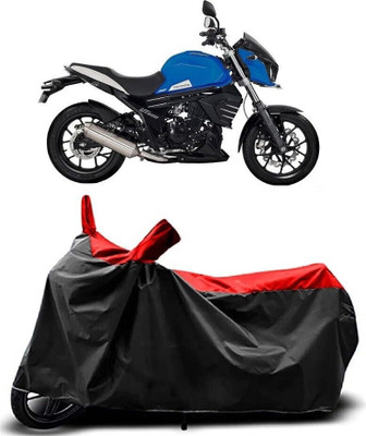 SK AUTO Two Wheeler Cover for Mahindra(Mojo UT 300, Red, Black)