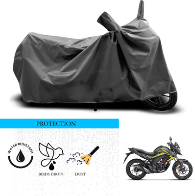 ANTHUB Waterproof Two Wheeler Cover for Honda(CB Hornet 160R, Grey)
