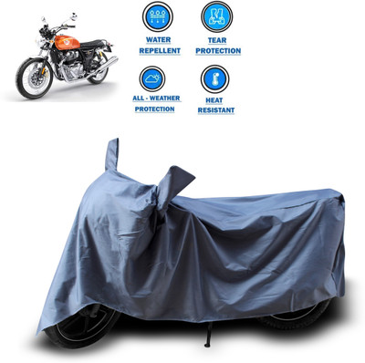 CODOKI Two Wheeler Cover for Royal Enfield(Interceptor 650, Grey)