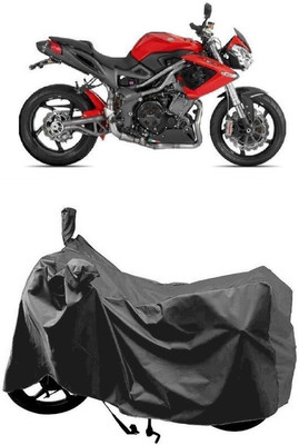 SUGASHRI Waterproof Two Wheeler Cover for DSK Benelli(TNT R, Grey)