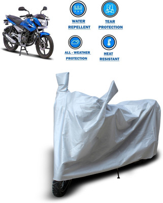 PAGORA Two Wheeler Cover for Bajaj(XCD 135, Silver)